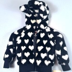 Appaman Faux Fur Coat Girls Size 4